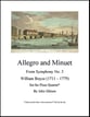 Allegro and Minuet for Flute Quartet P.O.D. cover